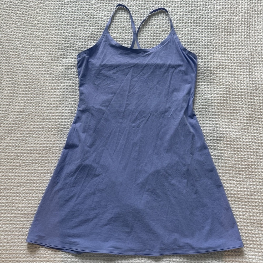Outdoor Voices Women's Exercise Dress Size L Purple Athletic Built In Body Suit